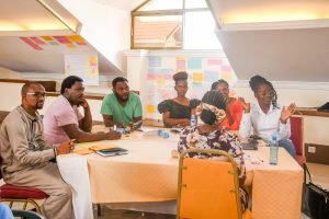 Participants at the local fundraising training