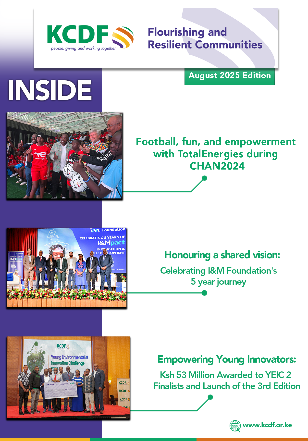 KCDF Newsletter, August 2025